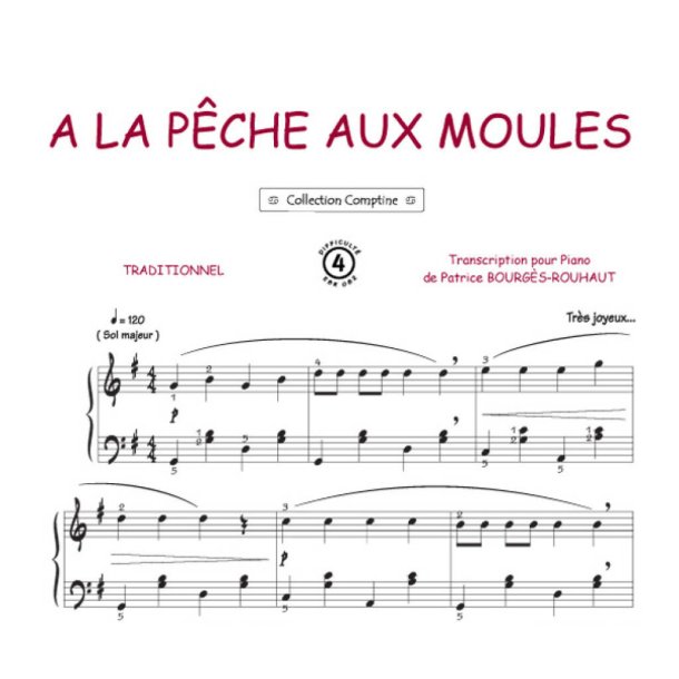 A la p&ecirc;che aux moules : Comptine