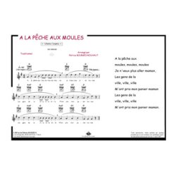 A la p&ecirc;che aux moules : Comptine