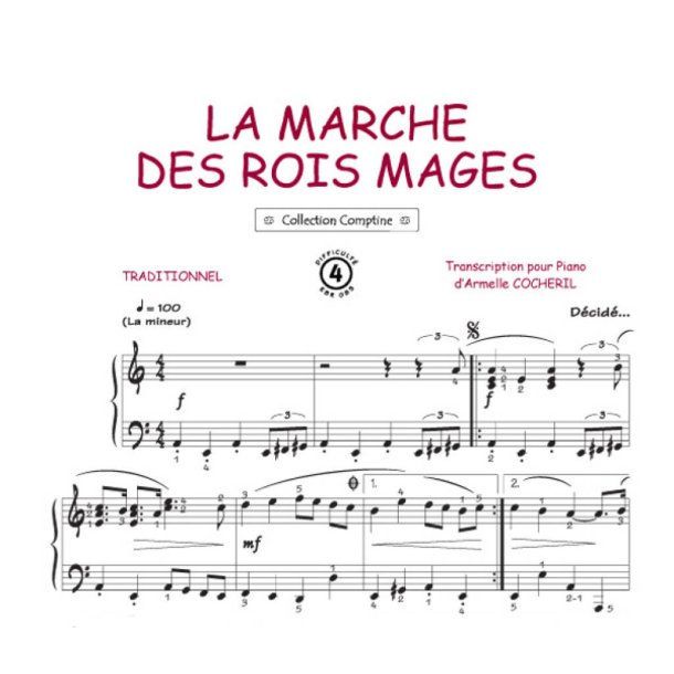 La marche des rois mages : Comptine