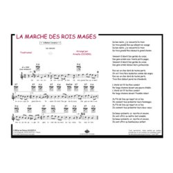 La marche des rois mages : Comptine