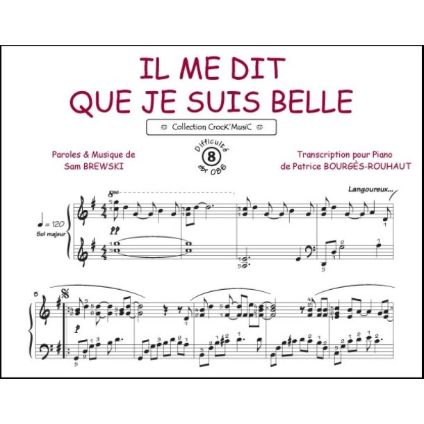 Il me dit que je suis belle : Collection Crock'Music