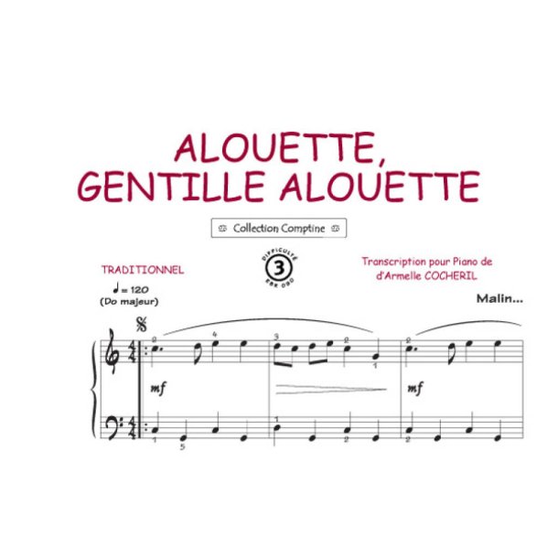 Alouette gentille alouette : Comptine