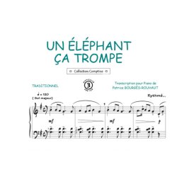 Un &eacute;l&eacute;phant &ccedil;a trompe : Comptine