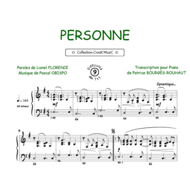 Personne : Collection Crock'Music