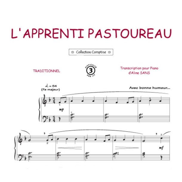 L'apprenti pastoureau : Comptine