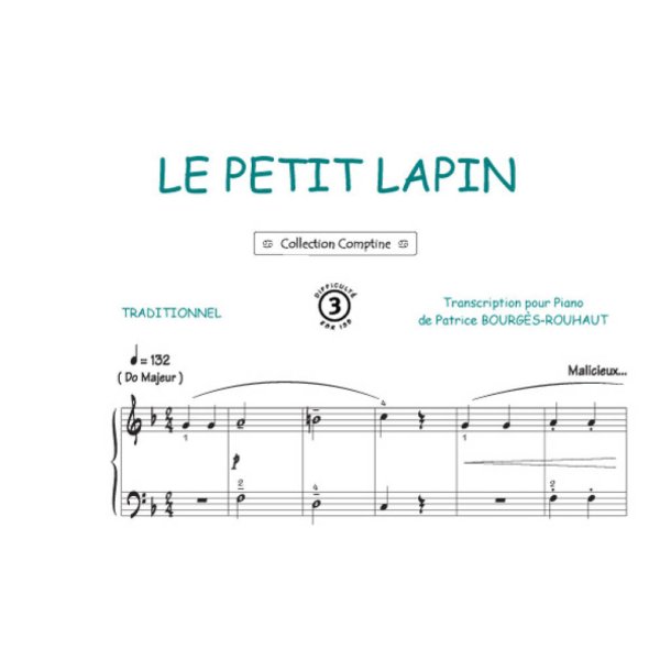 Un petit lapin : Comptine