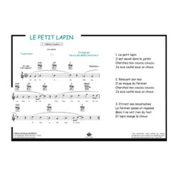 Un petit lapin : Comptine