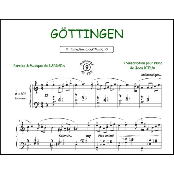 G&ouml;ttingen : Collection Crock'Music