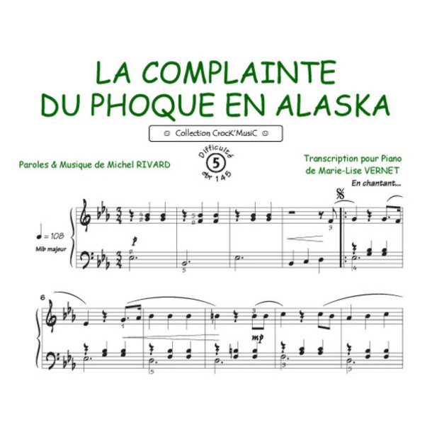 La complainte du phoque en Alaska : Collection Crock'Music