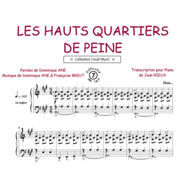 Les hauts quartiers de peine : Collection Crock'Music