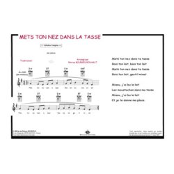 Mets ton nez dans la tasse : Comptine