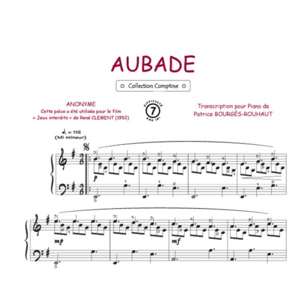 Aubade (Jeux interdits) : Collection Crock'Music