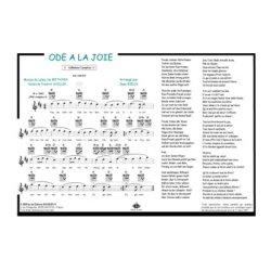 Ode &agrave; la joie / Hymne Europ&eacute;en : Comptine