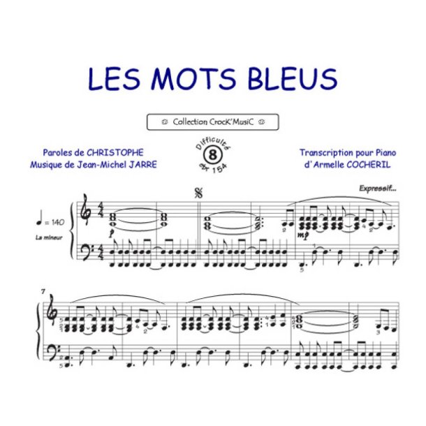 Les mots bleus : Collection Crock'Music