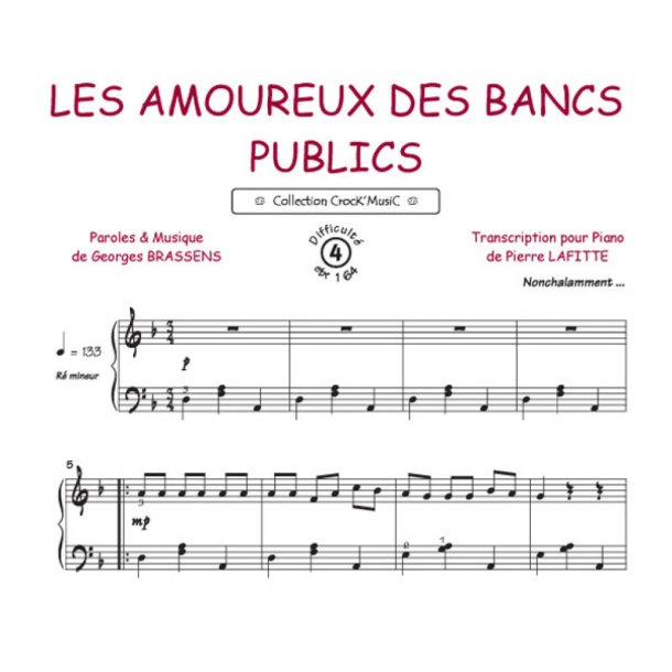 Les amoureux des bancs publics : Collection Crock'Music