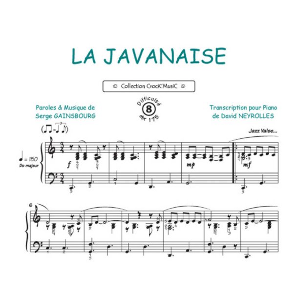 La Javanaise : Collection Crock'Music