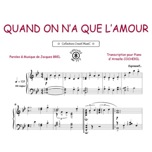 Quand on n'a que l'amour : Collection Crock'Music