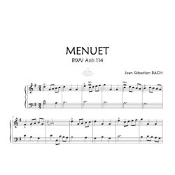 2 Menuets : BWV Anh 114 - BWV Anh 115 : Collection Anacrouse
