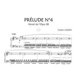 Pr&eacute;lude N&deg;4 Opus 28 : Collection Anacrouse