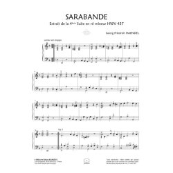 Sarabande HWV 437 : Collection Anacrouse