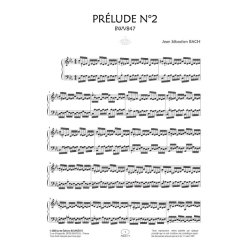 Pr&eacute;lude N&deg;2 BWV 847 : Collection Anacrouse