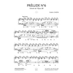 Pr&eacute;lude N&deg;6 Opus 28 : Collection Anacrouse