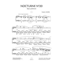 Nocturne N&deg;20 Opus posthume : Collection Anacrouse
