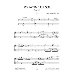 Sonatine en Sol Opus 157 : Collection Anacrouse