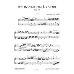 8&egrave;me Invention &agrave; 2 voix BWV 779 : Collection Anacrouse