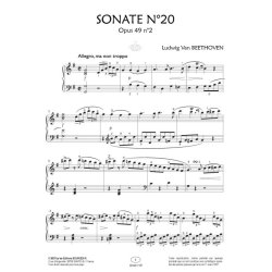 Sonate N&deg;20 Opus 49 N&deg;2 : Collection Anacrouse