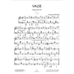 2 Valses : Opus 39 N&deg;5 - Opus 39 N&deg; 9 : Collection Anacrouse
