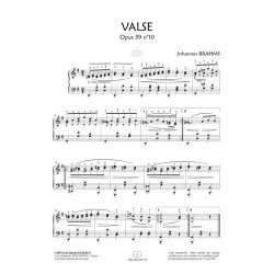 2 Valses : Opus 39 N&deg;10 - Opus 39 N&deg;11 : Collection Anacrouse