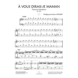 A vous dirai-je maman KV 265 : Collection Anacrouse