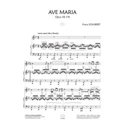 Ave Maria Opus 52 N&deg;6 - Voix Moyennes : Collection Anacrouse