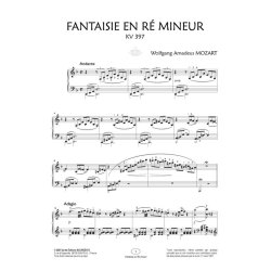 Fantaisie KV 397 : Collection Anacrouse