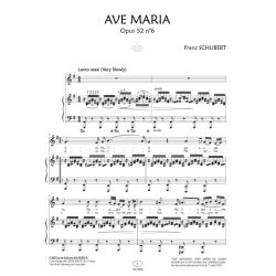 Ave Maria Opus 52 N&deg;6 - Voix Graves : Collection Anacrouse