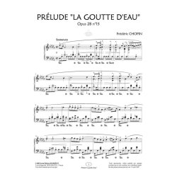 Pr&eacute;lude La goutte d'eau Opus 28 N&deg;15 : Collection Anacrouse