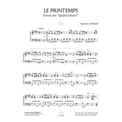 Le Printemps Opus 8 N&deg;1-4 RV 269 : Collection Anacrouse