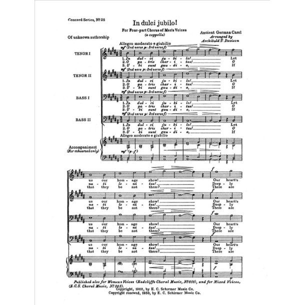 In dulci jubilo