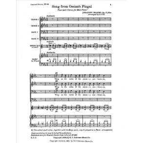 Song from Ossian's Fingal, Op.17/4