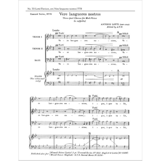 Vere languores nostros