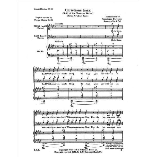 Christians, Hark! : Noel of the Bressan Waits