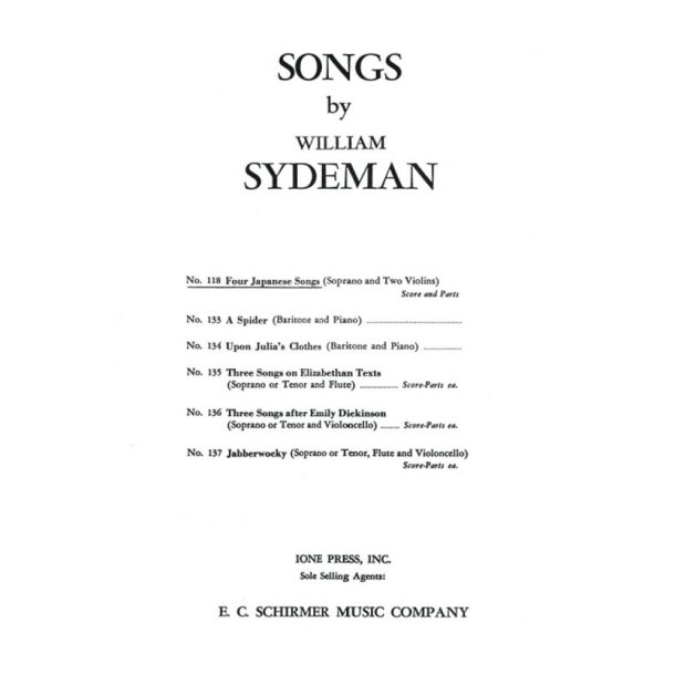 Four Japanese Songs