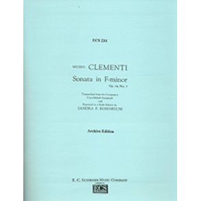 Sonata in F Minor, Op. 14/3