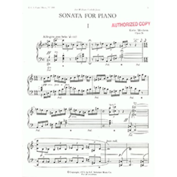 Sonata for Piano