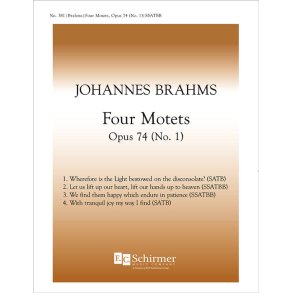 Four Motets, Opus 74 : No. 1