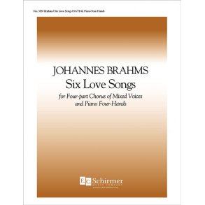 6 Love Song Waltzes : Op.52/12,13,15,18 and Op.65/7,14