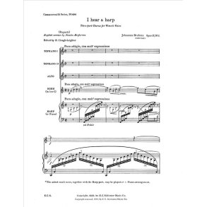 Gesaenge fuer Frauenchor, Op. 17 : No. 1. I Hear a Harp