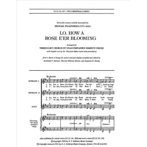 Two Christmas Carols : Lo, How a Rose & While Shepherds Watched