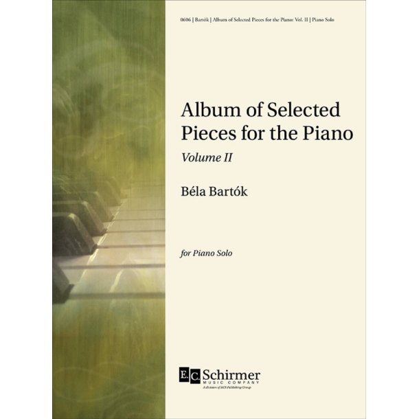 Bela Bartok Album for Piano, Vol. II
